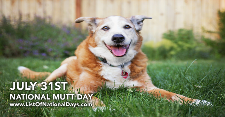 Title image for National Mutt Day