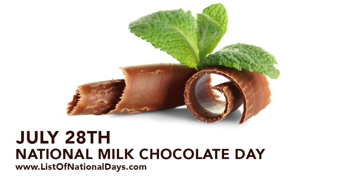 Title image for National Milk Chocolate Day