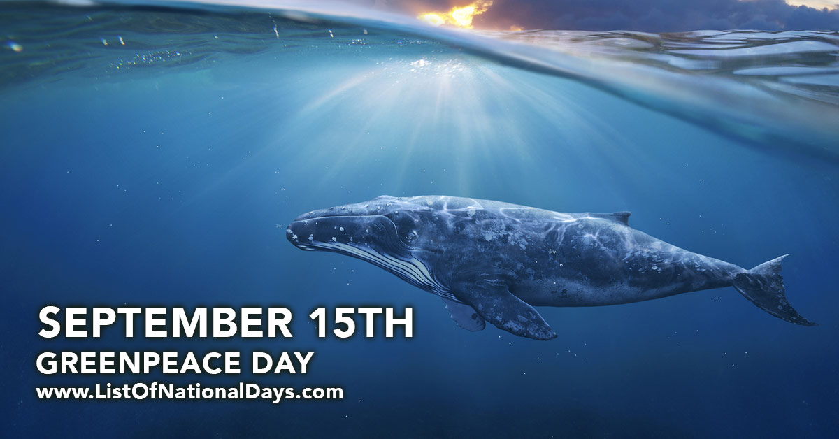 Title image for Greenpeace Day
