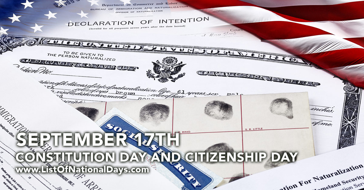 Title image for Constitution Day And Citizenship Day