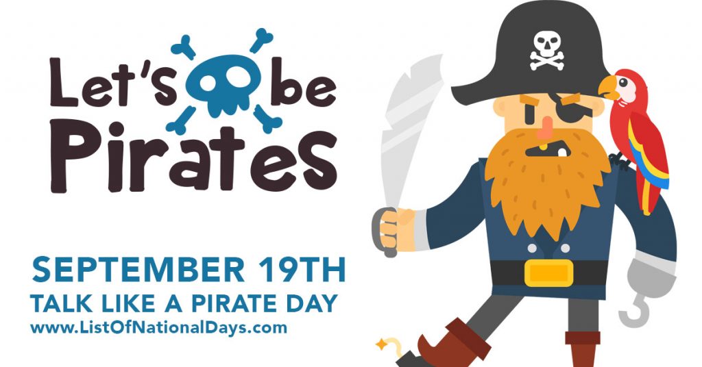 TALK LIKE A PIRATE DAY List Of National Days