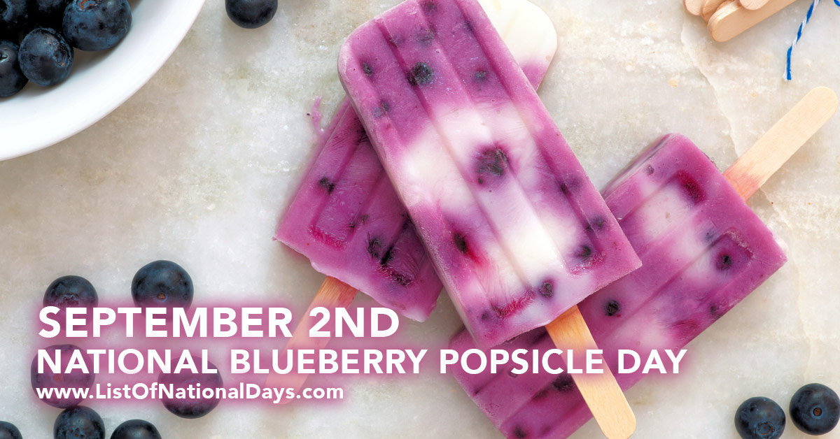 Title image for National Blueberry Popsicle Day