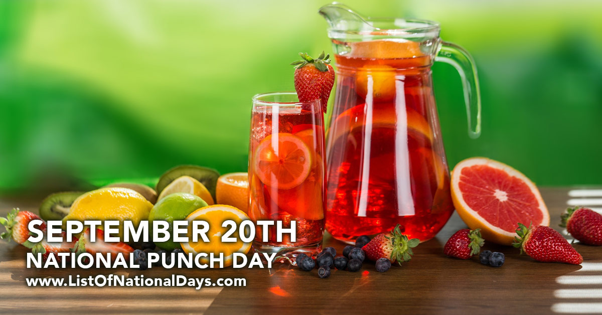 Title image for National Punch Day