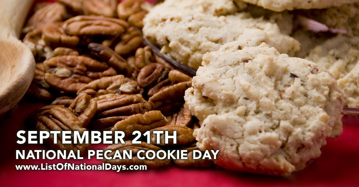 Title image for National Pecan Cookie Day