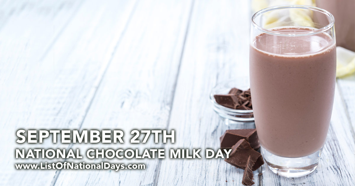 Title image for National Chocolate Milk Day