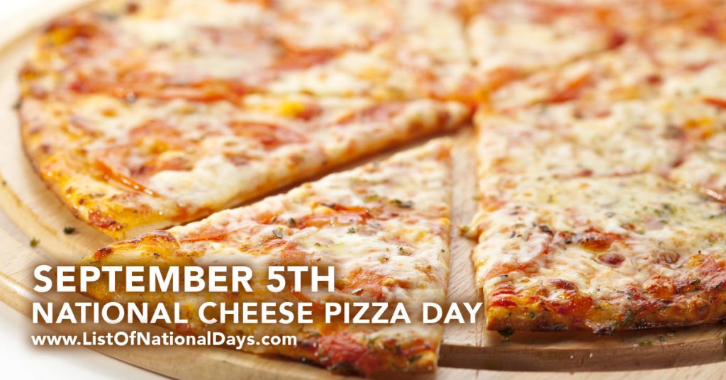 Title image for National Cheese Pizza Day