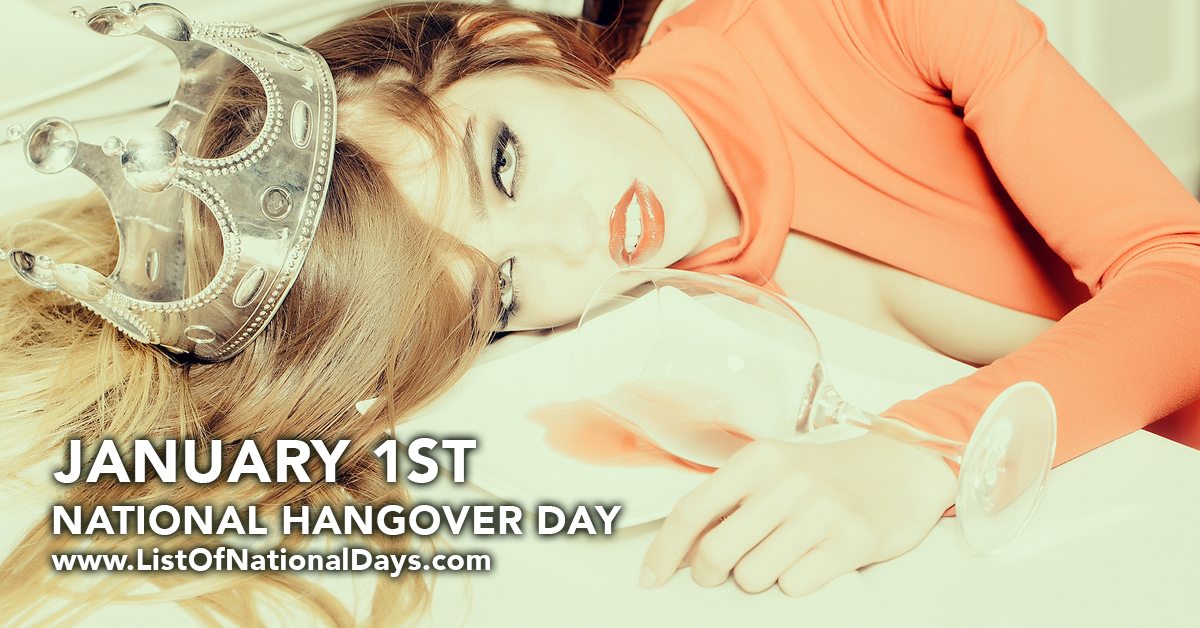 Title image for National Hangover Day