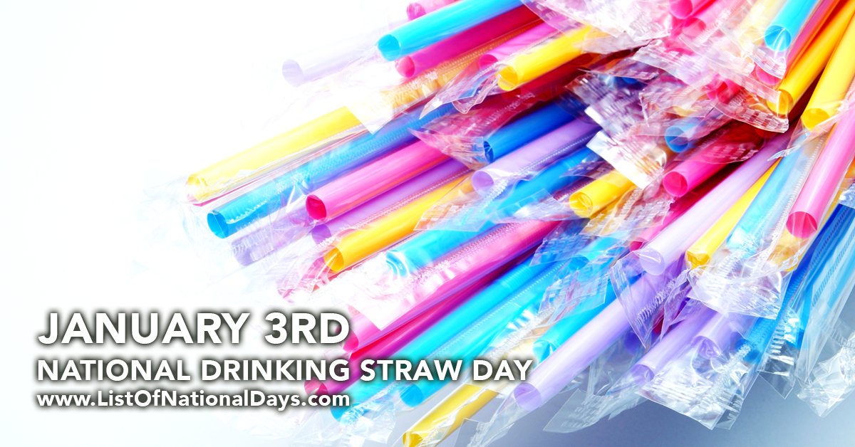 Title image for National Drinking Straw Day