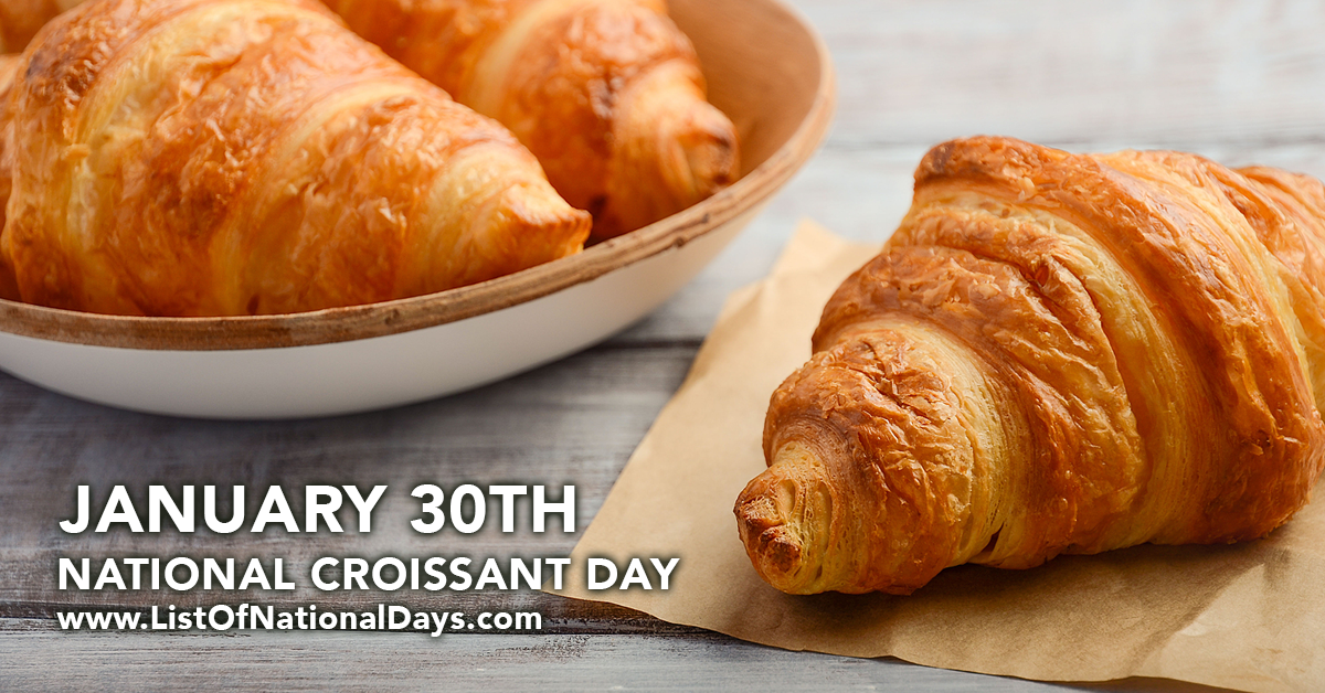 Title image for National Croissant Day