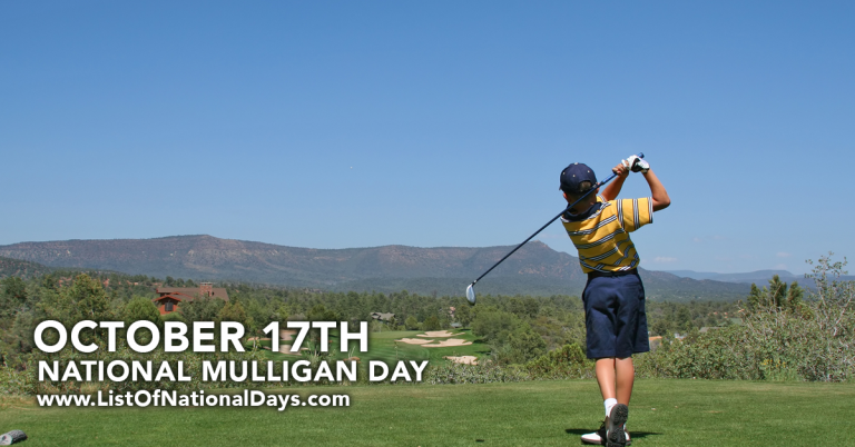 Title image for National Mulligan Day