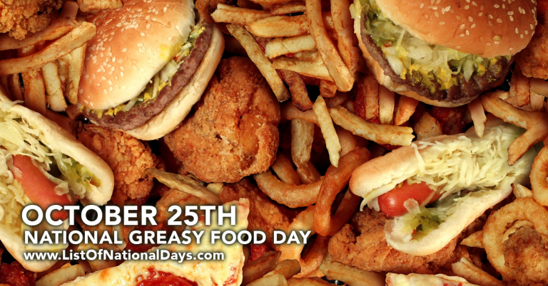 Title image for National Greasy Food Day
