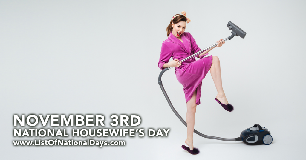 Title image for National Housewife’s Day