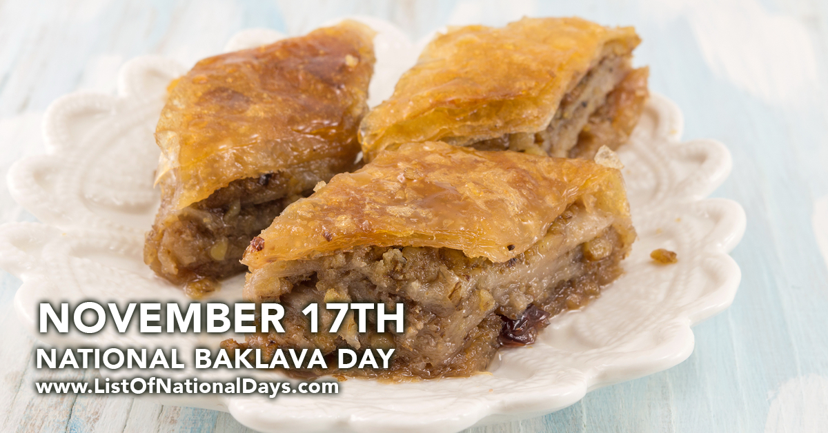 Title image for National Baklava Day