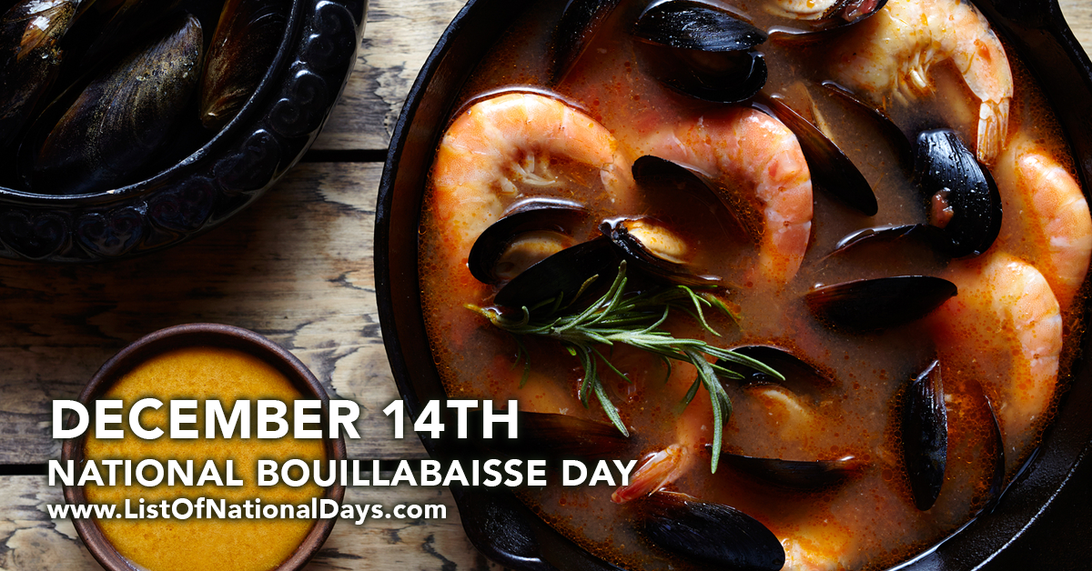 Title image for National Bouillabaisse Day