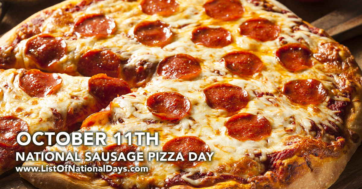 Title image for National Sausage Pizza Day