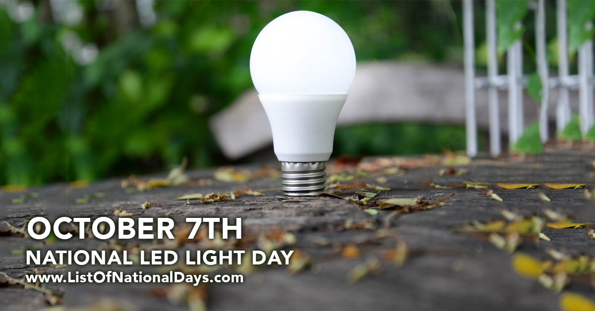 Title image for National Led Light Day