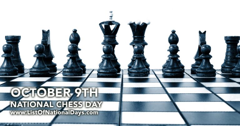 NATIONAL CHESS DAY - List Of National Days