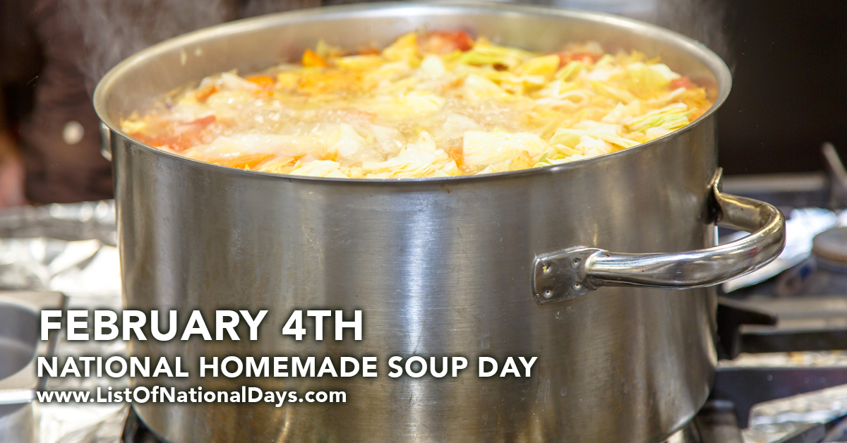 Title image for National Homemade Soup Day