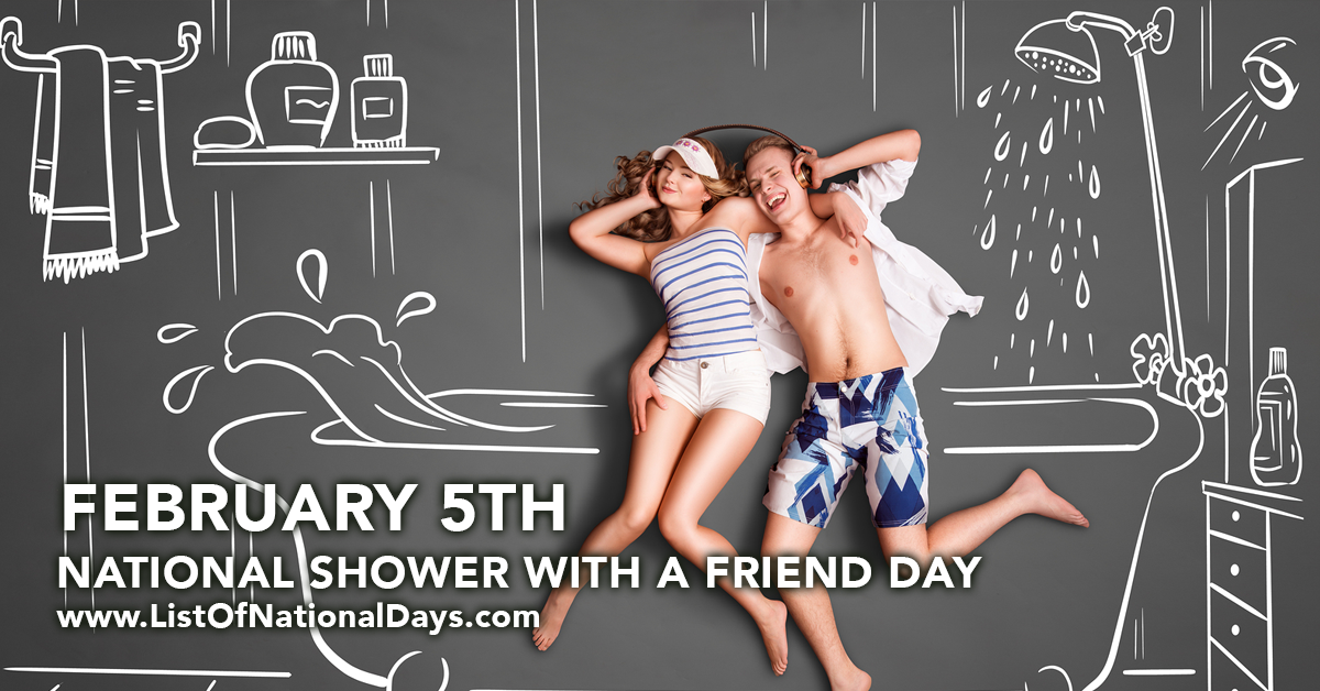 Title image for National Shower With A Friend Day