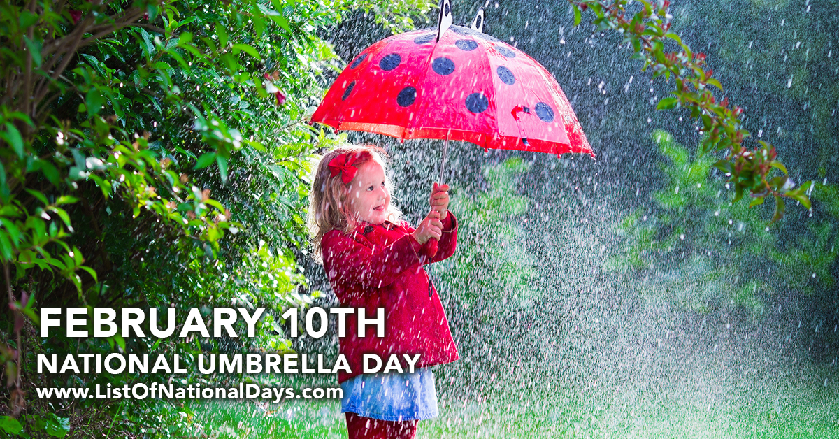 National Umbrella Day List of National Days