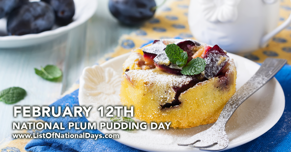Title image for National Plum Pudding Day