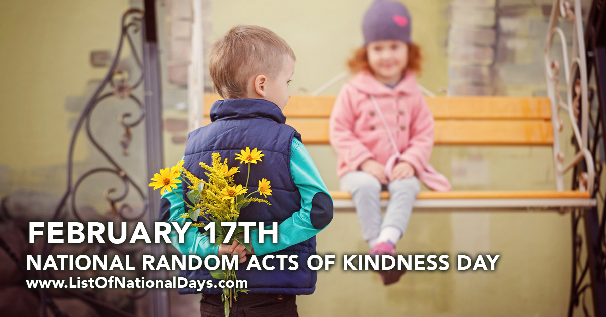 Title image for National Random Acts Of Kindness Day