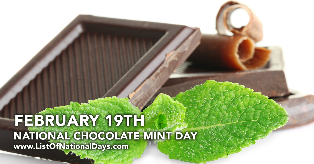 Title image for National Chocolate Mint Day