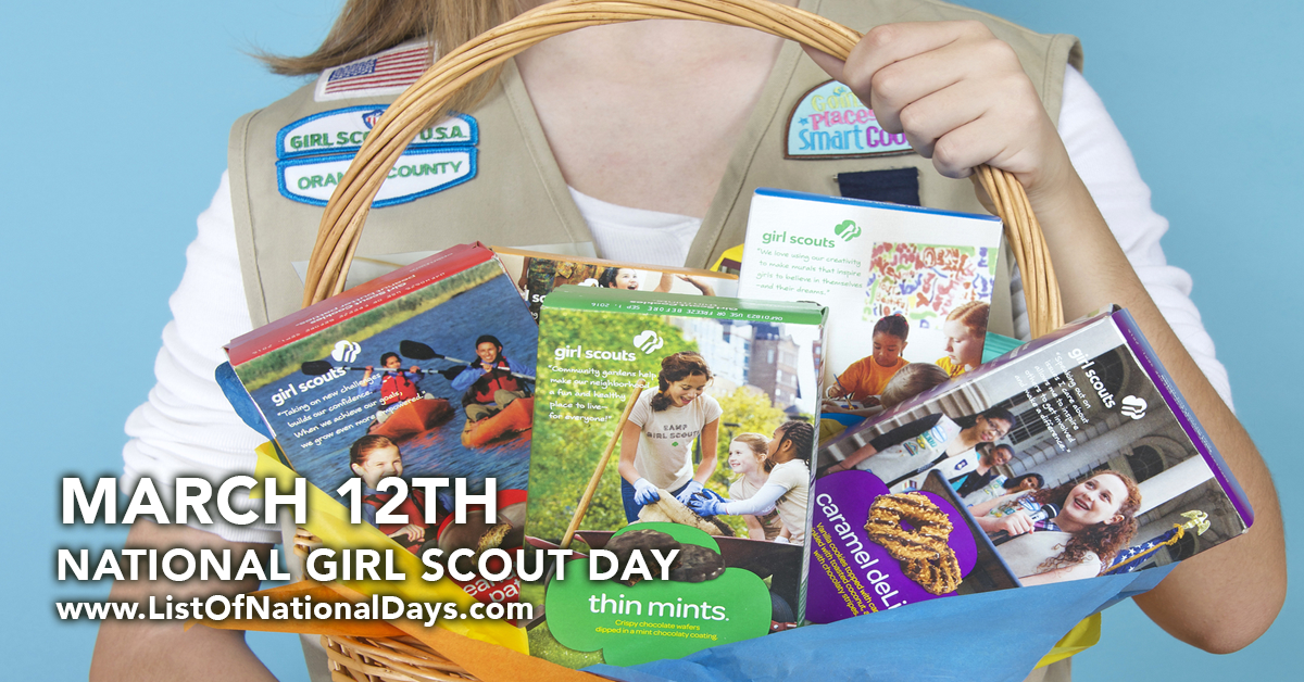 National Girl Scout Day List of National Days