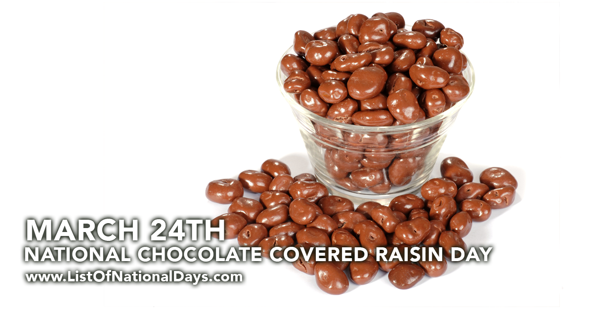 Title image for National Chocolate Covered Raisin Day