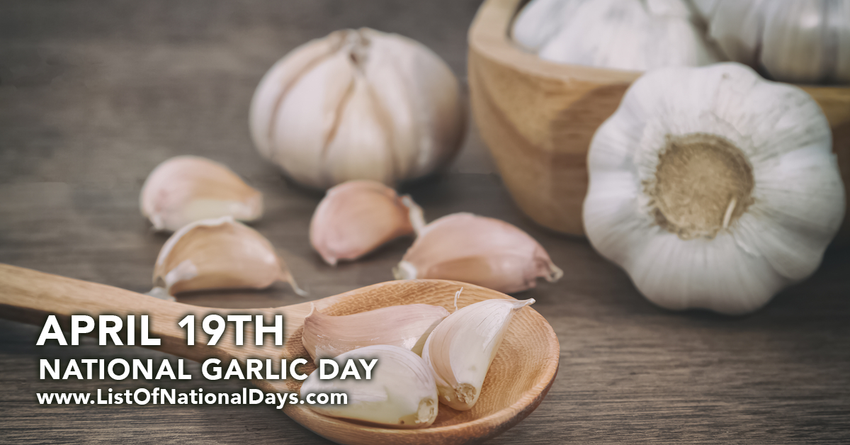 Title image for National Garlic Day