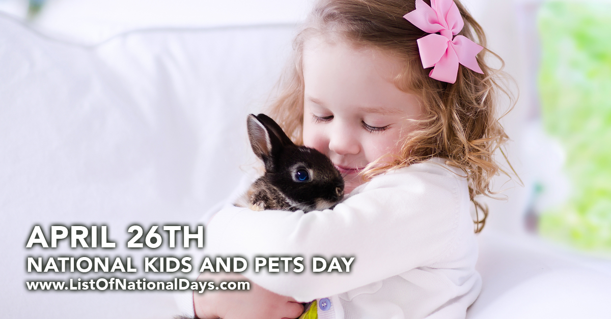 Title image for National Kids And Pets Day