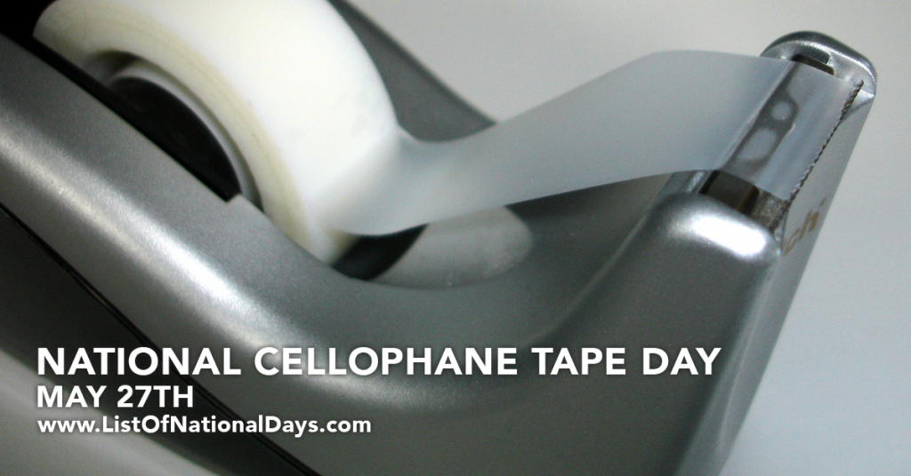 Title image for National Cellophane Tape Day