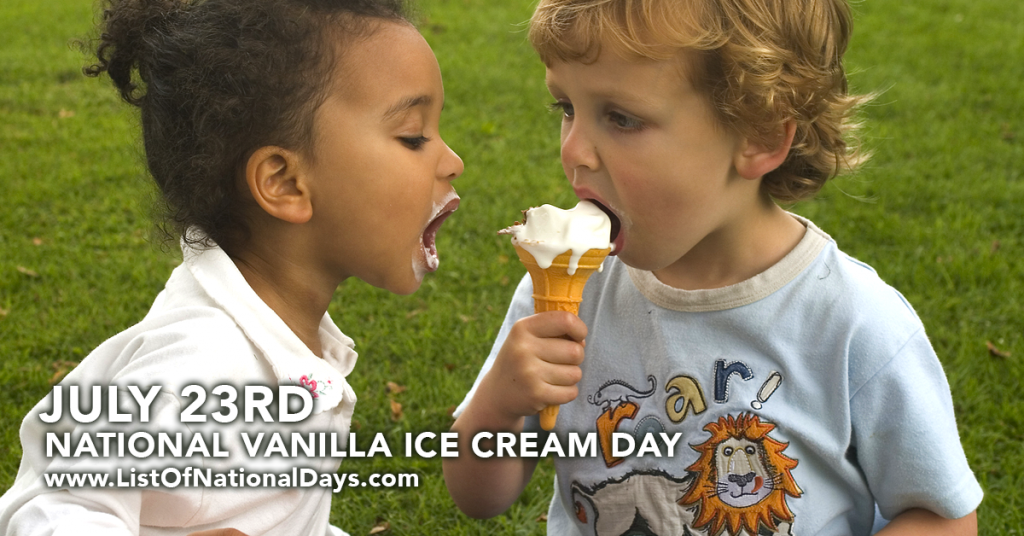 Title image for National Vanilla Ice Cream Day