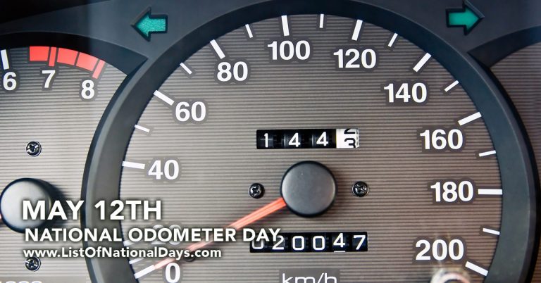 Title image for National Odometer Day