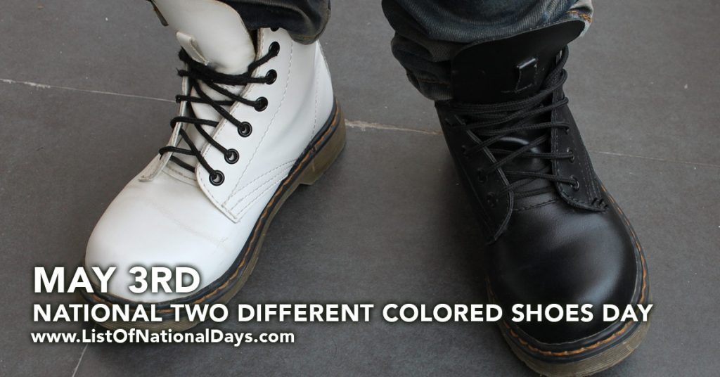 Title image for National Two Different Colored Shoes Day
