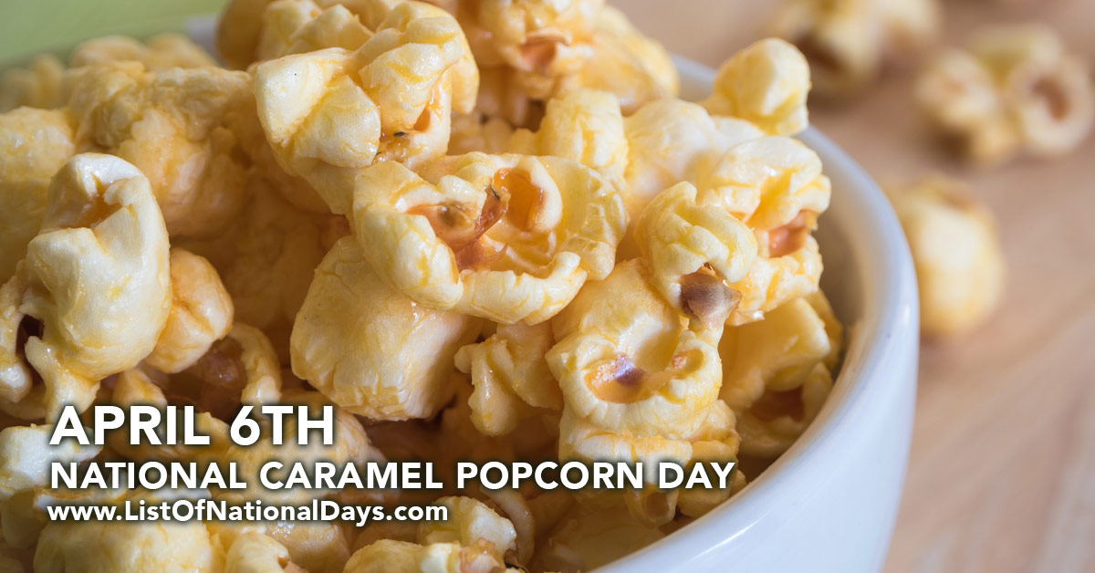 Title image for National Caramel Popcorn Day