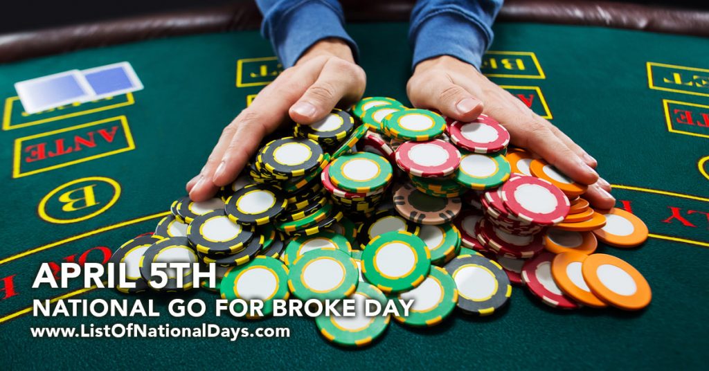 Title image for National Go For Broke Day