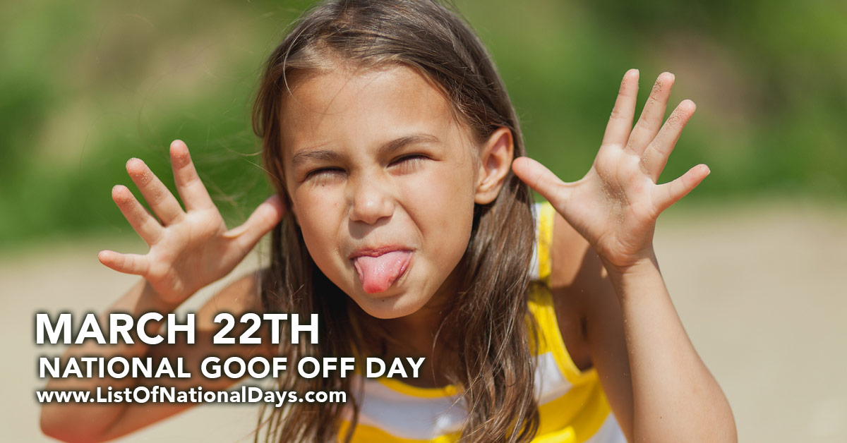 Title image for National Goof Off Day
