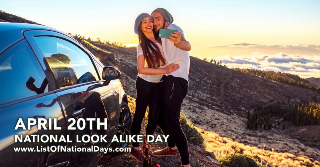 Title image for National Look Alike Day