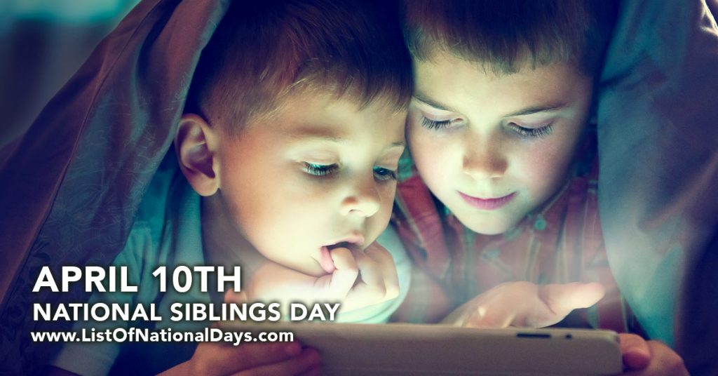 Title image for Siblings Day