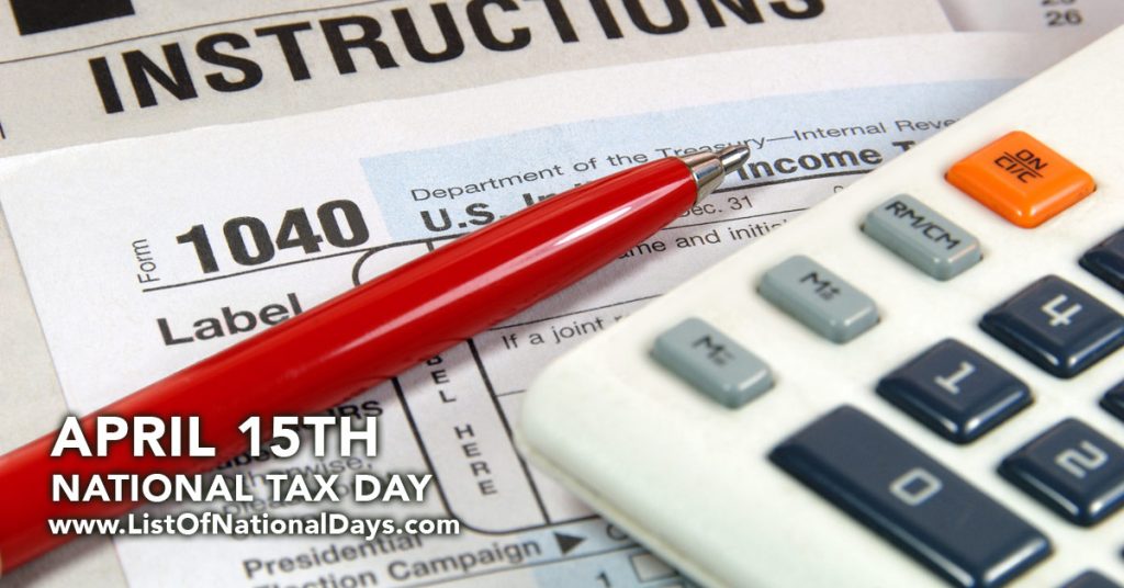Title image for National Tax Day