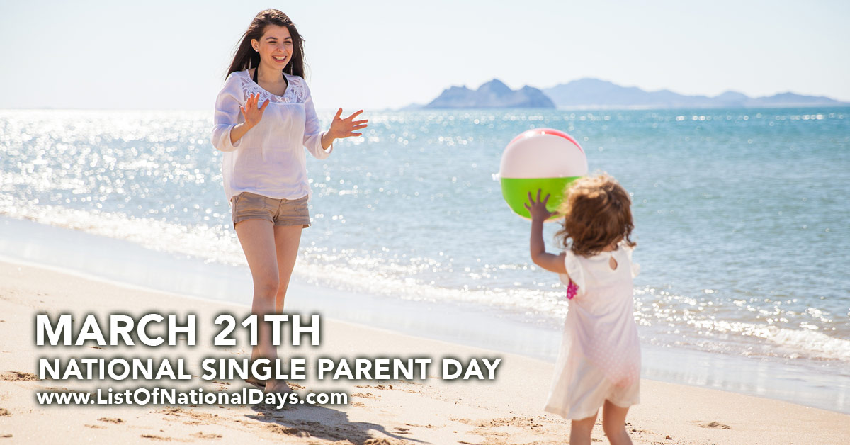 Title image for National Single Parent Day