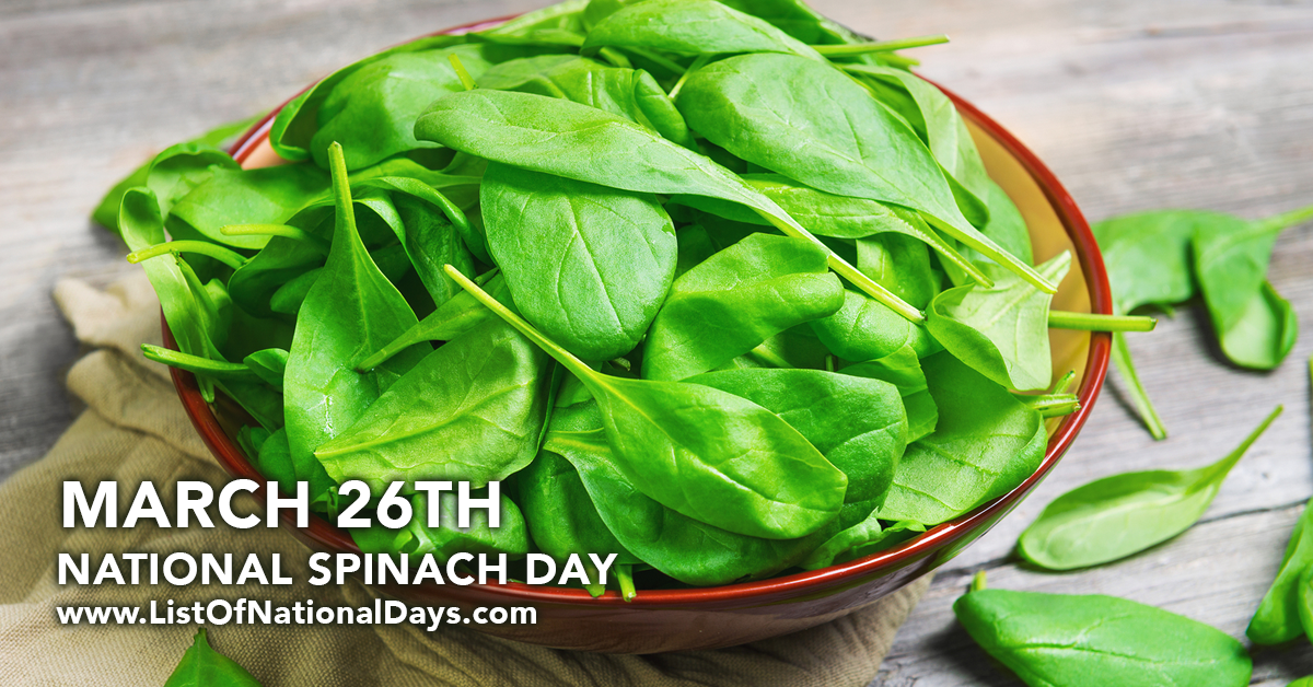 Title image for National Spinach Day