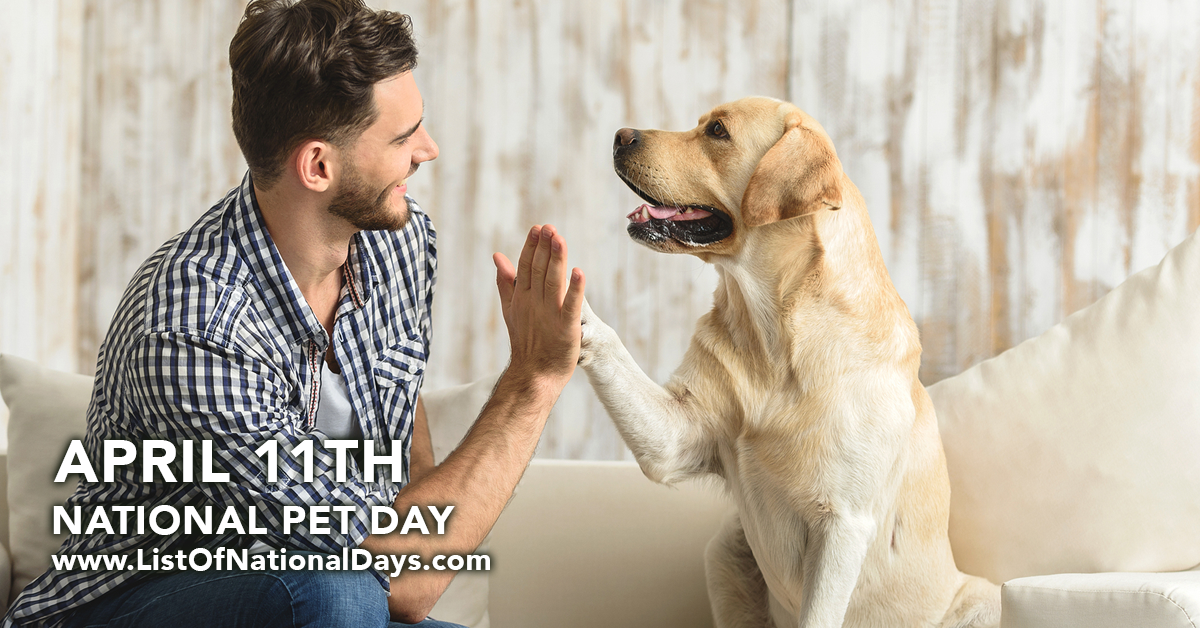Title image for National Pet Day