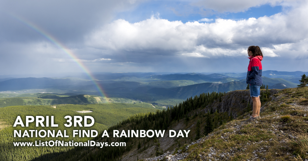 Title image for National Find A Rainbow Day