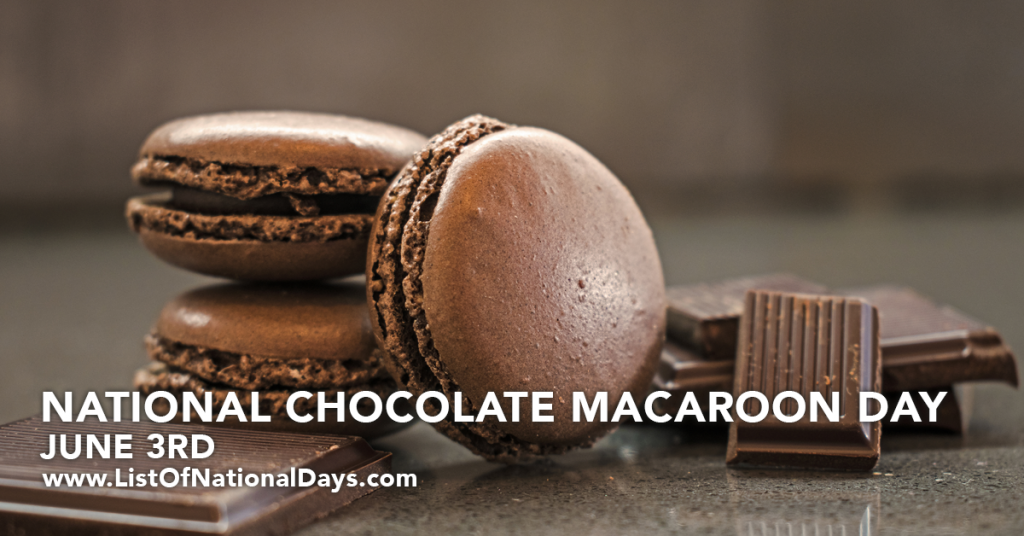 Title image for National Chocolate Macaroon Day