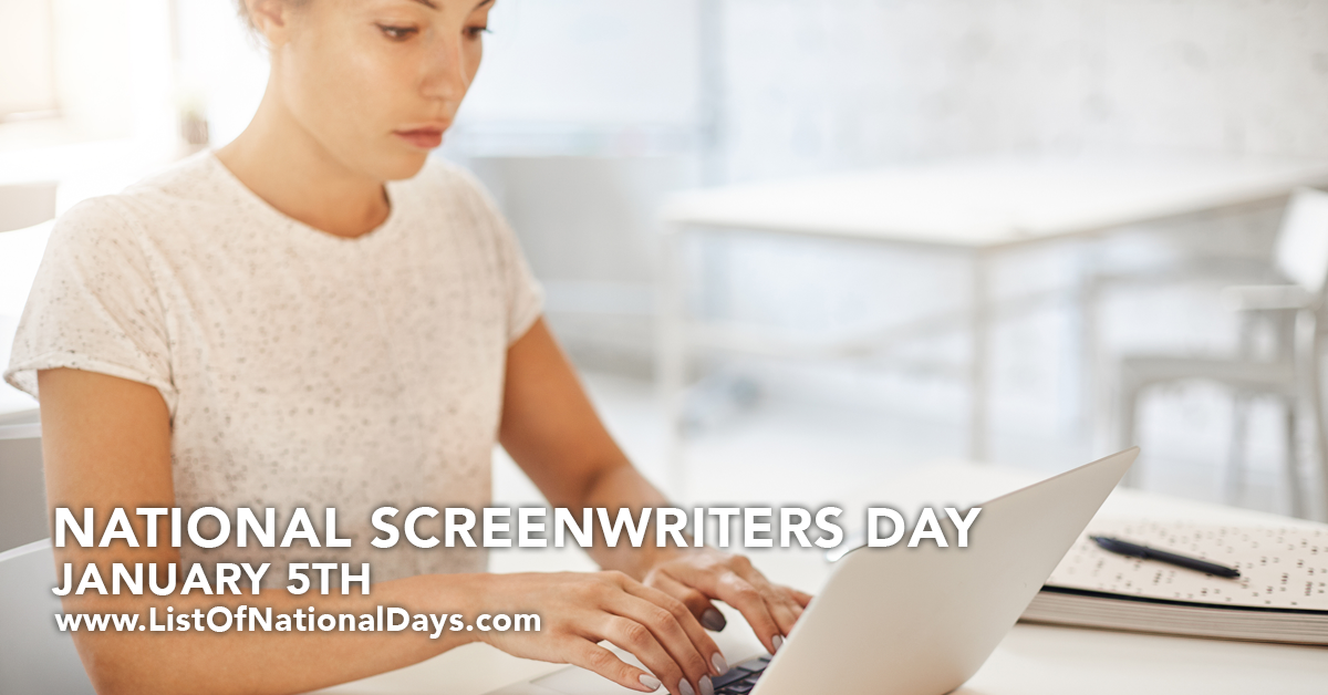Title image for National Screenwriters Day