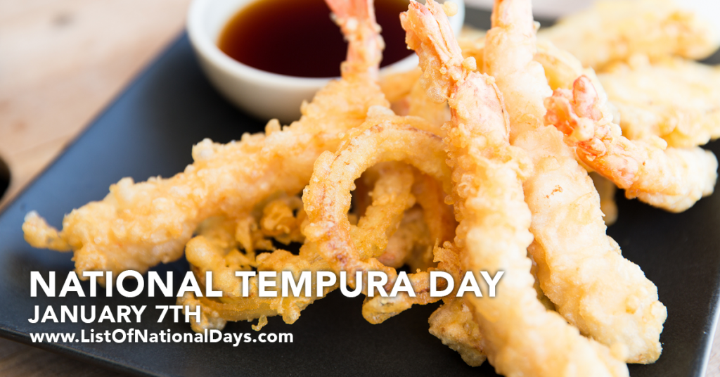 Title image for National Tempura Day