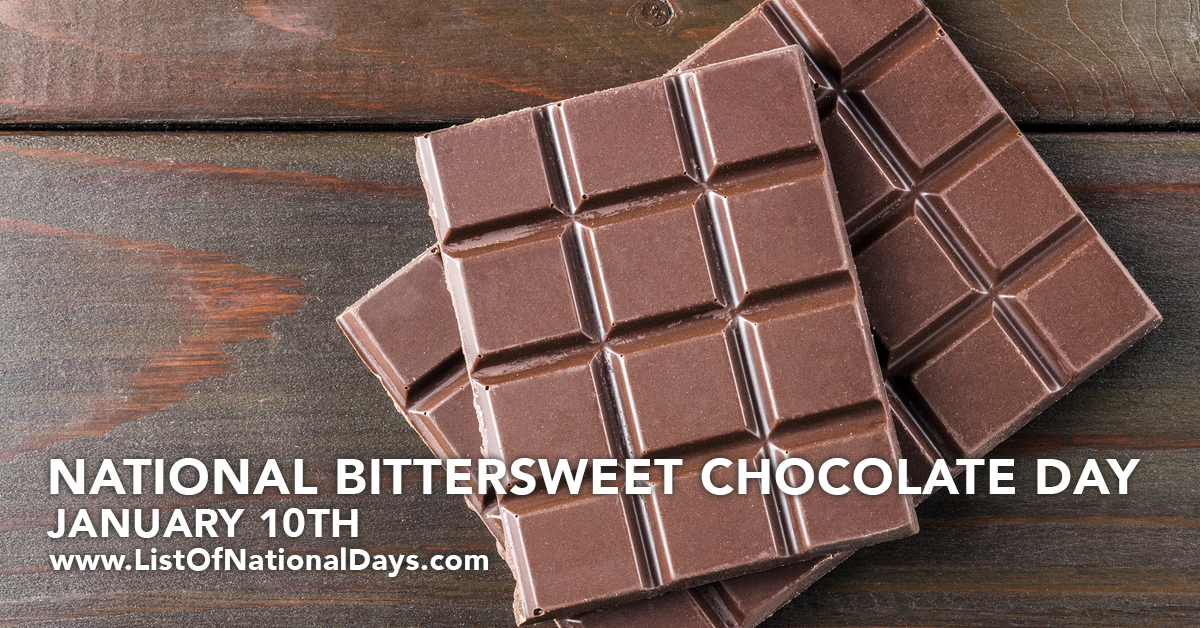 Title image for National Bittersweet Chocolate Day