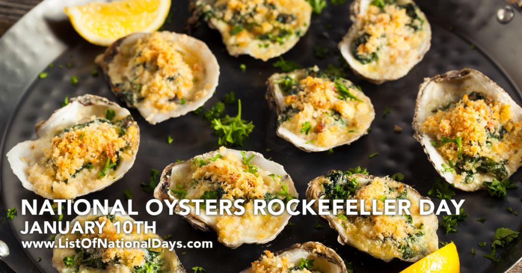 Title image for National Oysters Rockefeller Day